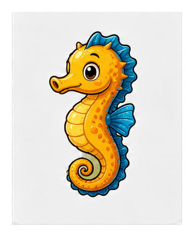 Preview for Seahorse Sticker Graphic