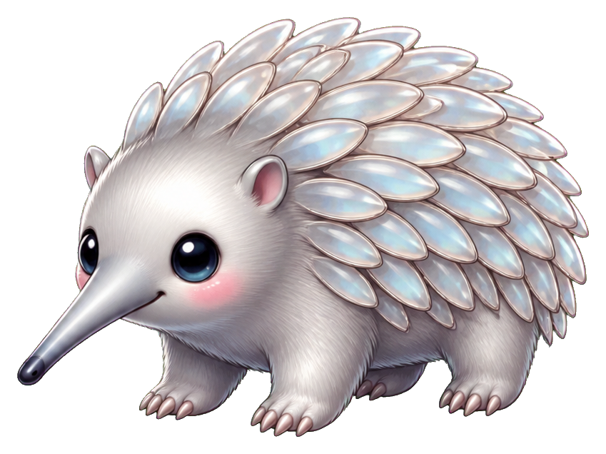Preview for Moonstone Echidna Sticker For Cute Designs