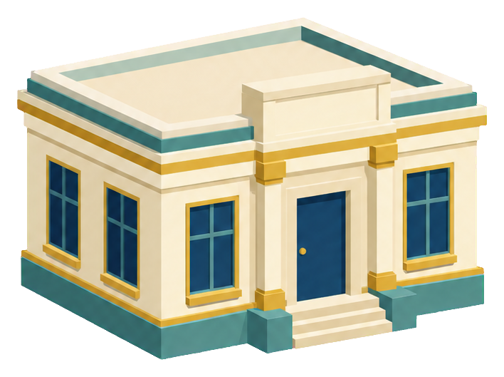 Preview for Isometric City Buildings Post Office