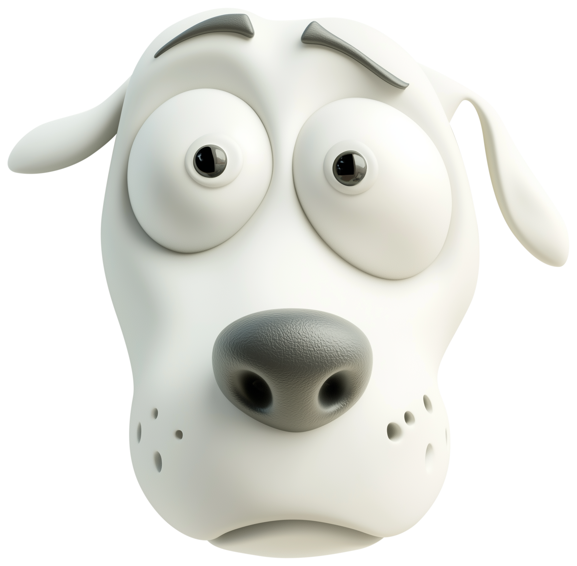 Preview for Cute Dog Emoji Sticker For Designs