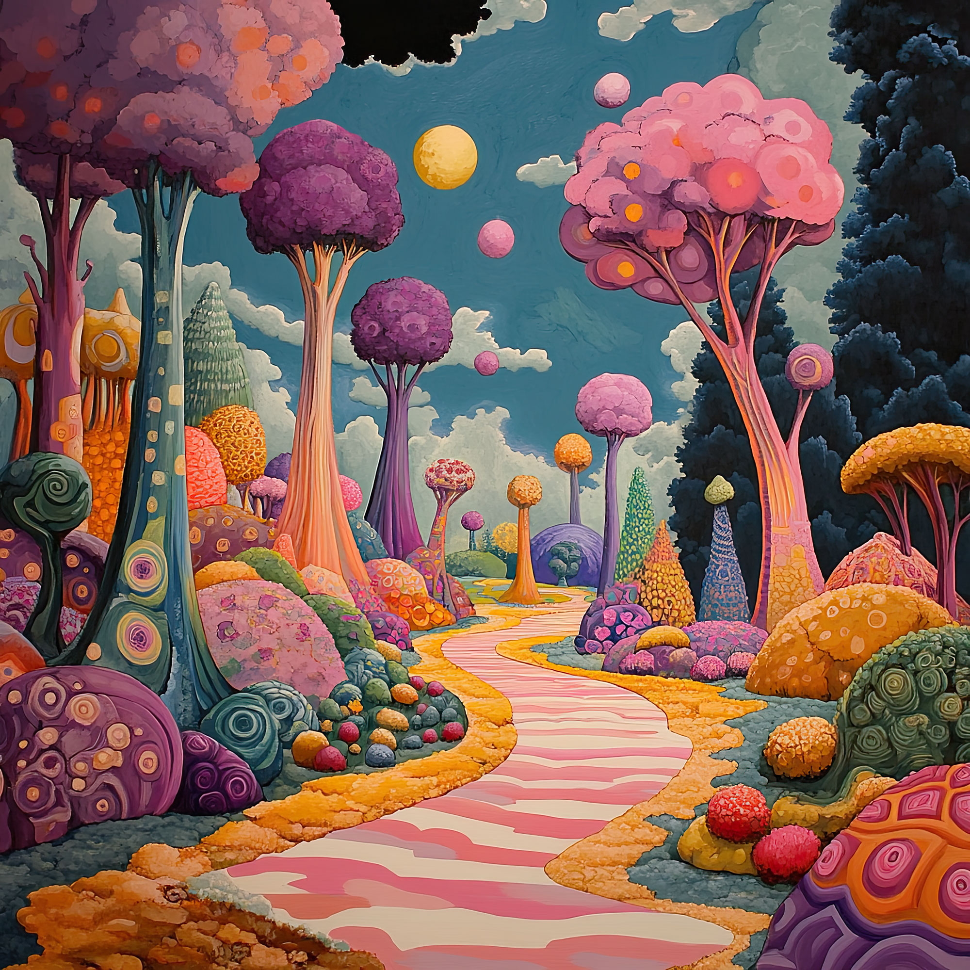 Preview for Whimsical-forest-landscape-art-whimsical-backdrop-background-b398c