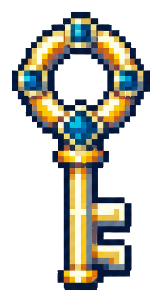 Preview for Pixel Quest Treasures Silver Key