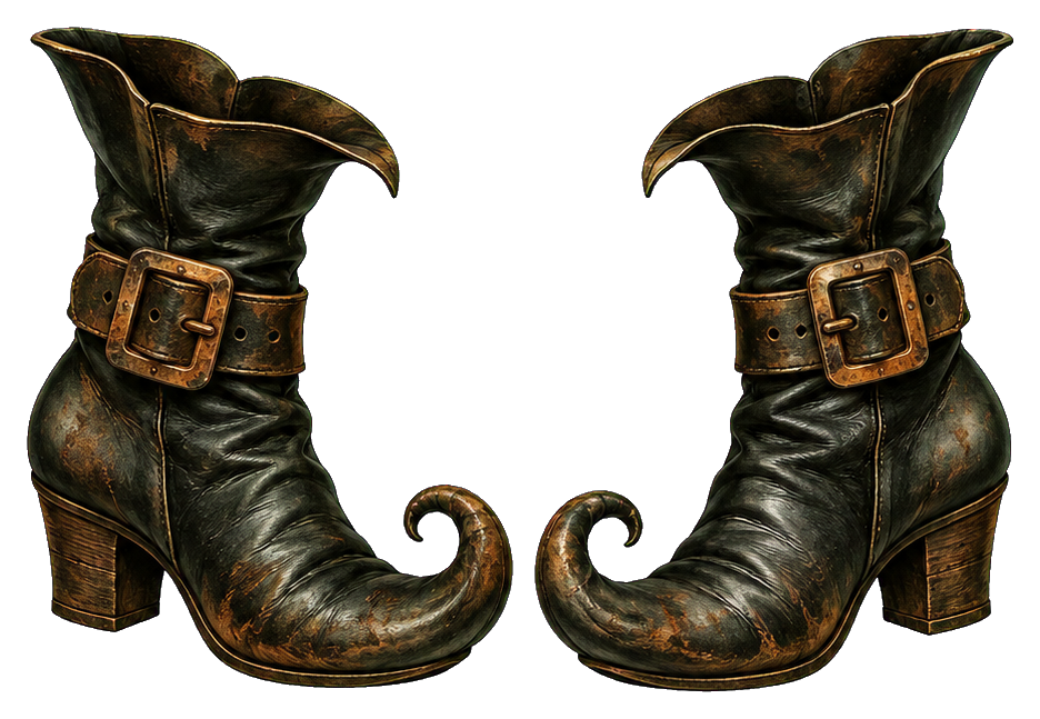 Preview for Curled Toe Witch Boots