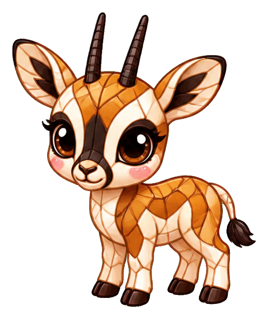 Preview for Saffron Oryx Calf Sticker