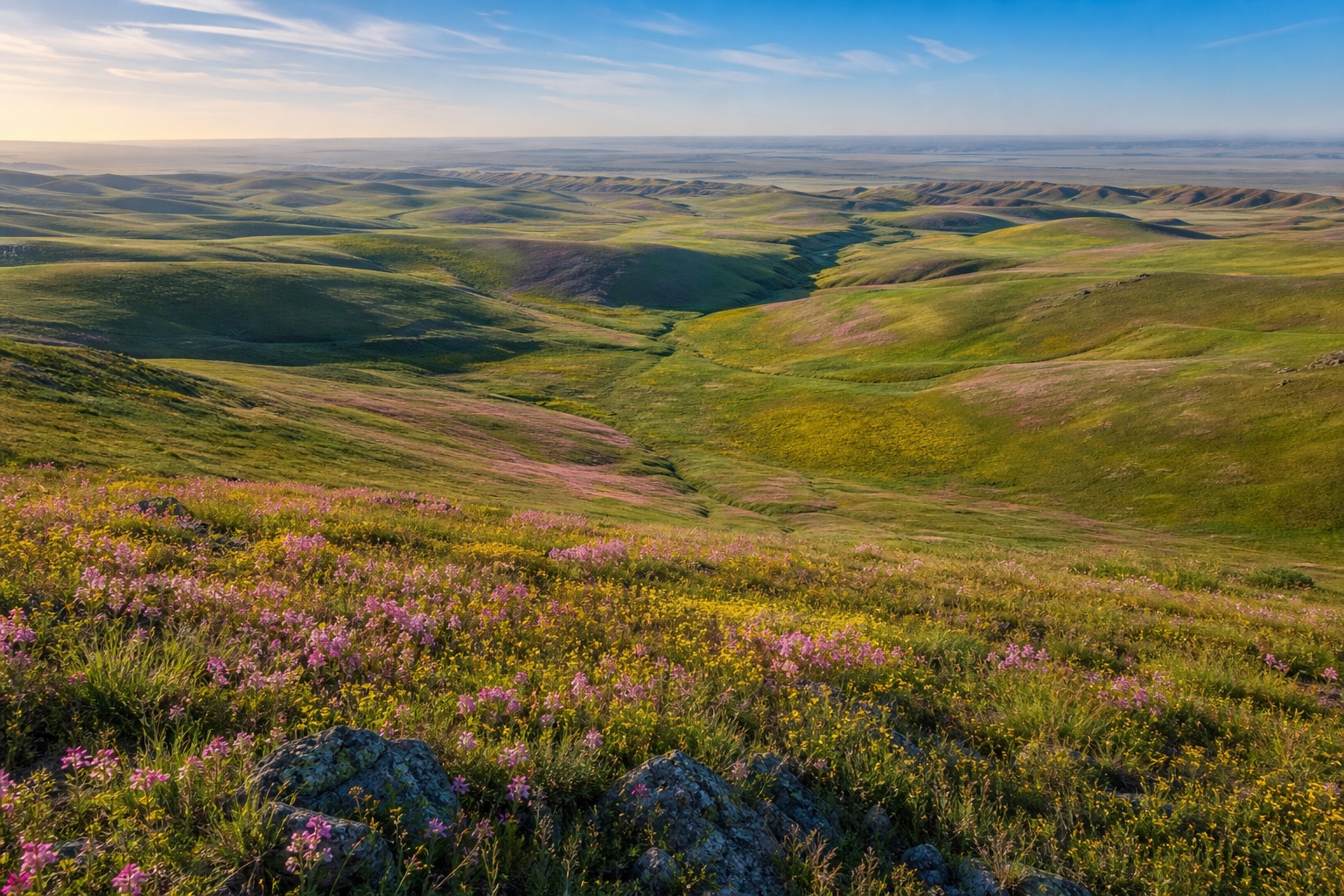 Preview for Elevated Farmland View Stock Background