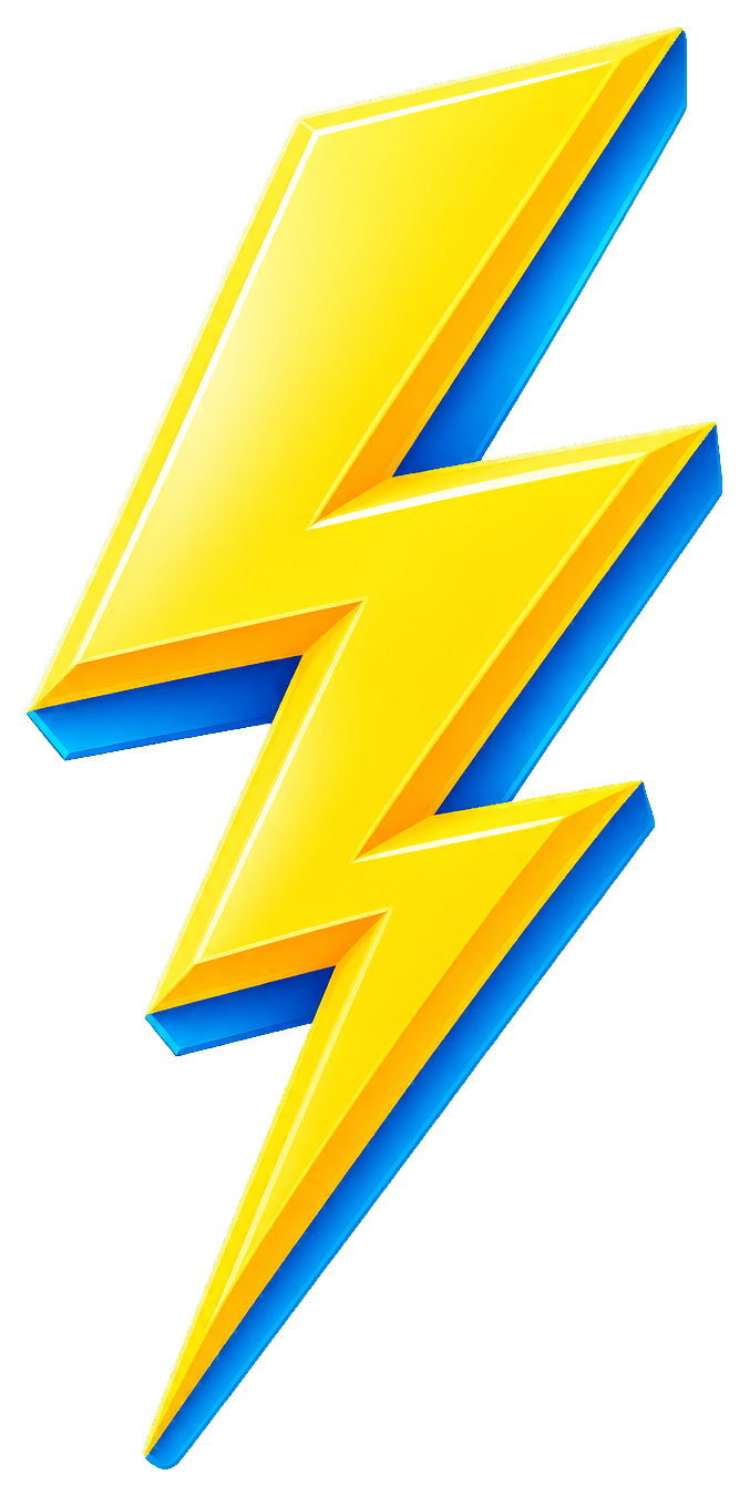 Preview for Lightning Bolt Sticker Graphic