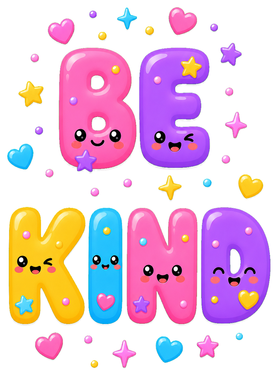 Preview for Be Kind Quote Sticker Graphic