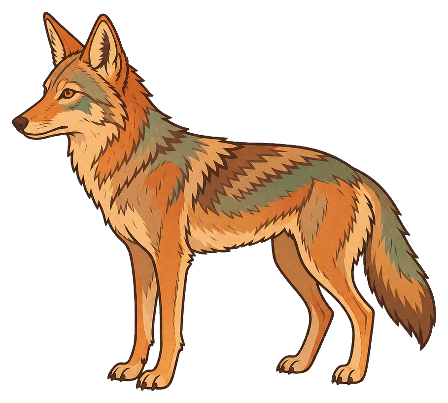 Preview for Coastal Coyote Sticker