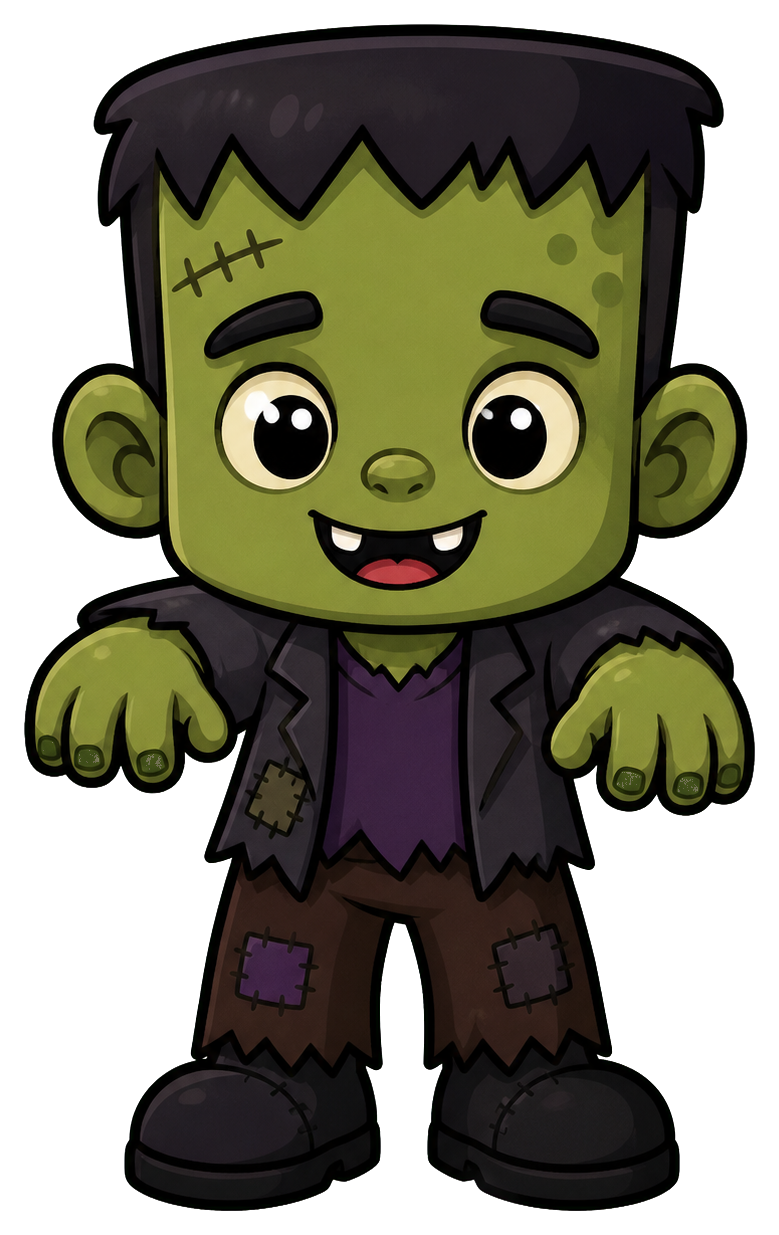 Preview for Cute Franken Monster Sticker