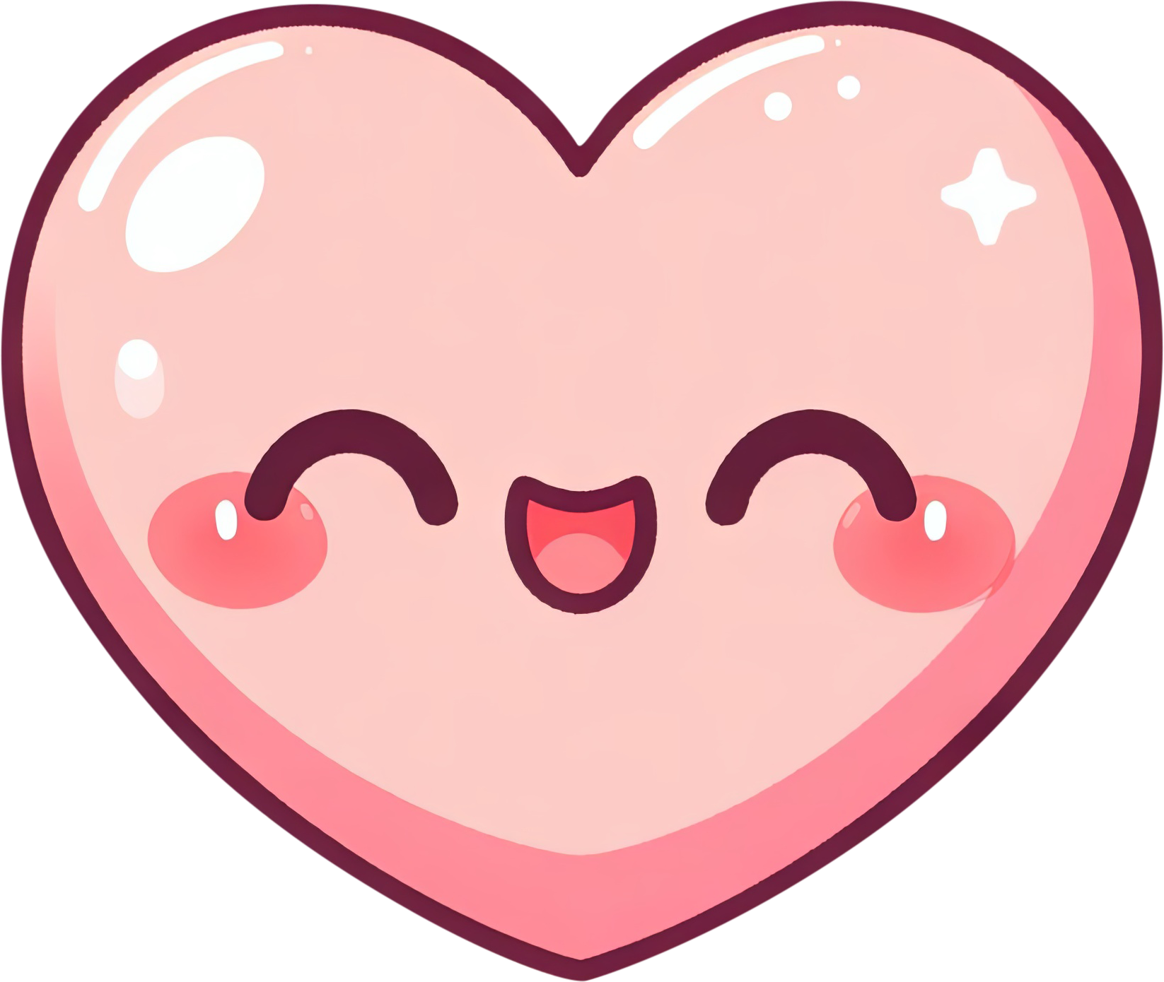 Preview for Kawaii-heart-icon-valentines-day-sticker-ede31