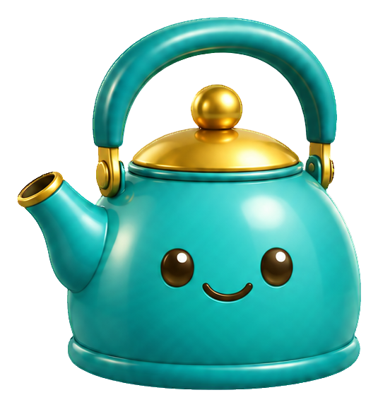 Preview for 3d Breakfast Buddies Tea Kettle