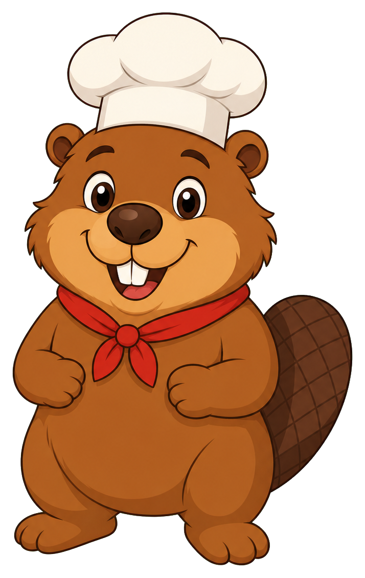 Preview for Beaver Chef Sticker Graphic
