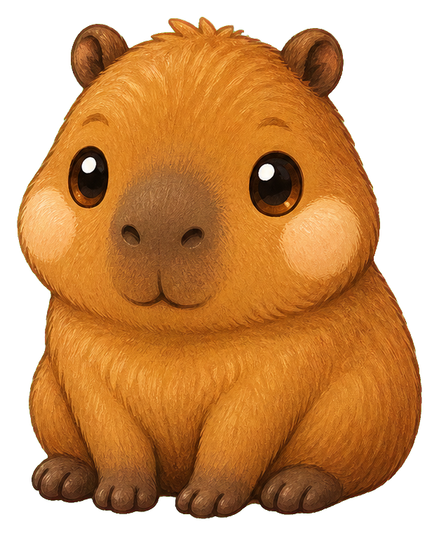 Preview for Maple Cheek Capybara Sticker
