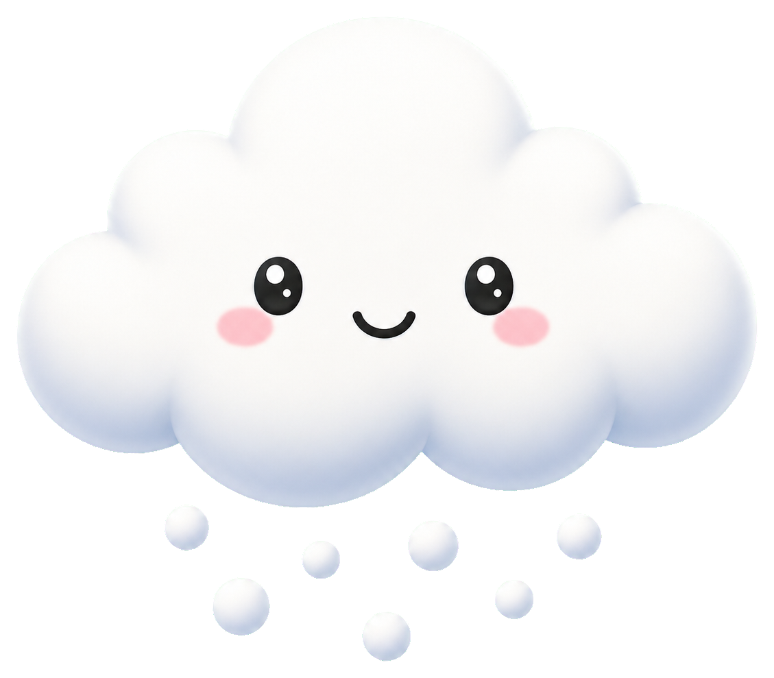 Preview for Cloud Hail Dots Sticker