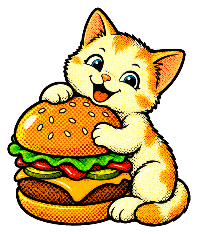 Preview for Cat With A Burger
