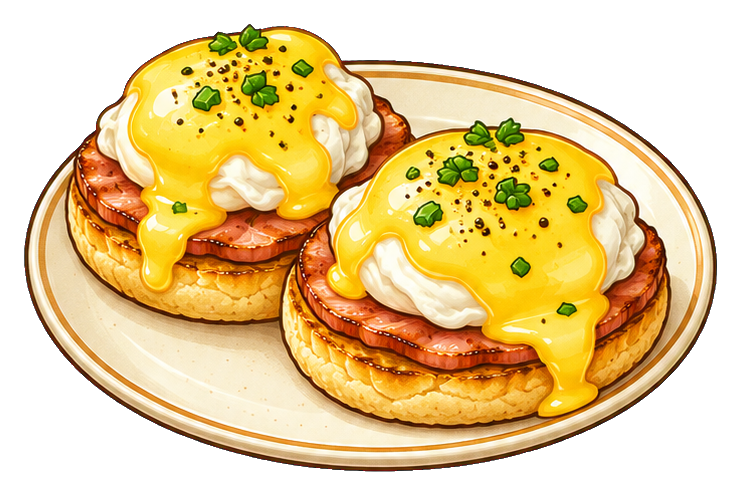 Preview for Sunday Brunch Eggs Benedict Plate