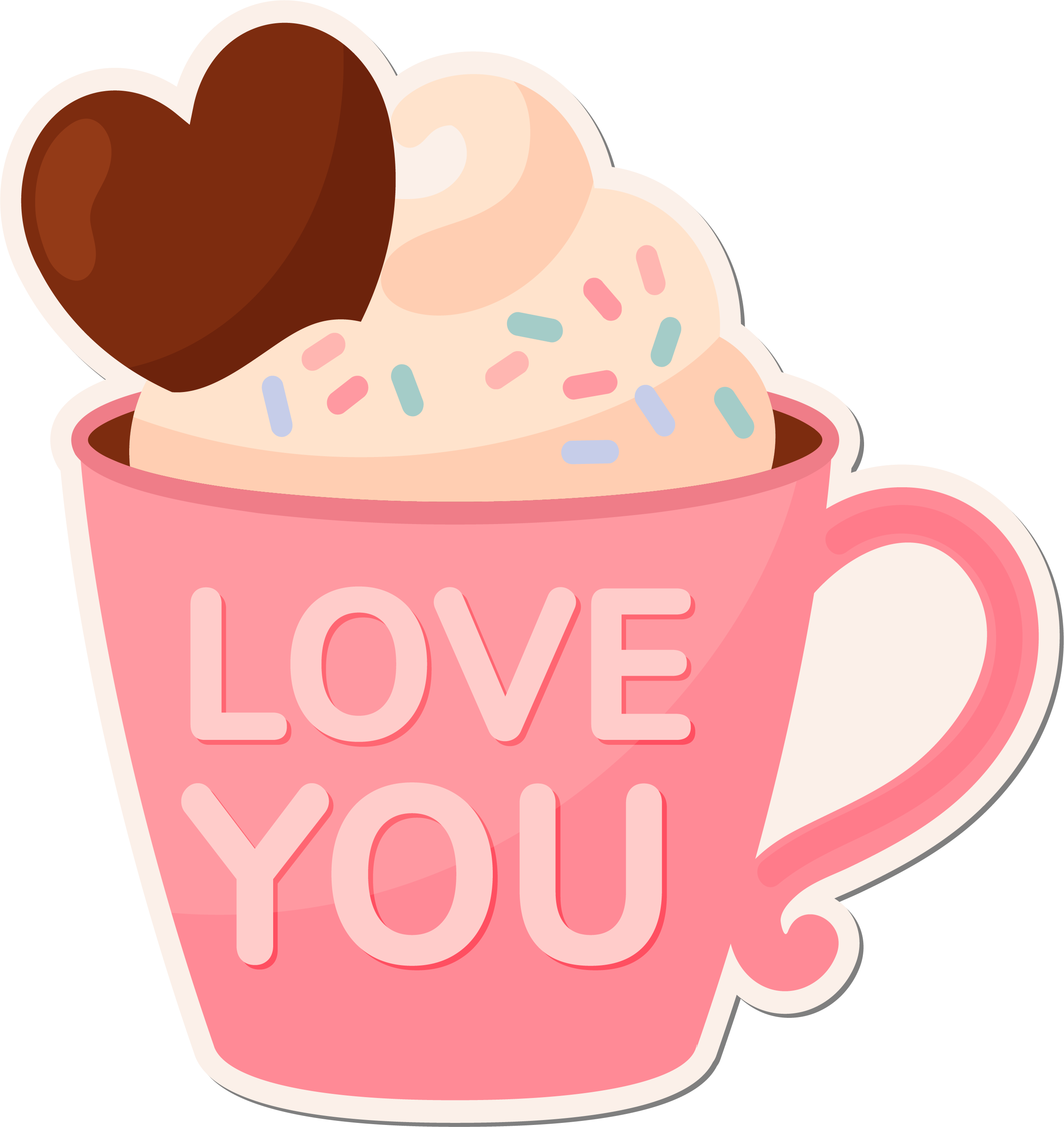 Preview for Love-you-coffee-mug-illustration-cute-love-sticker-b34c9