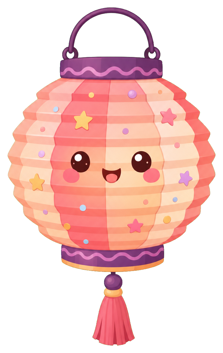Preview for Paper Lantern Sticker For Birthday Designs