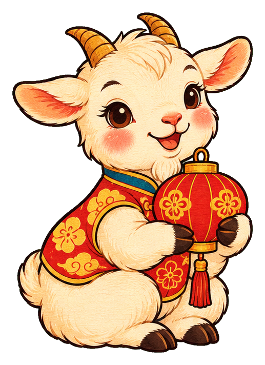 Preview for Lunar New Year Baby Goat With Lantern