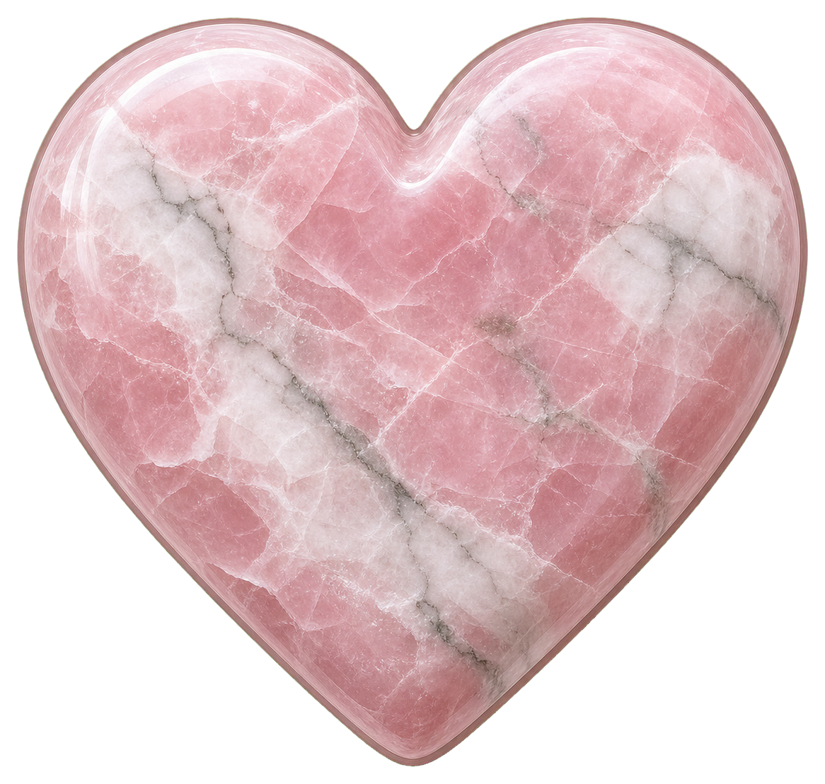 Preview for Pink Marble Heart Sticker