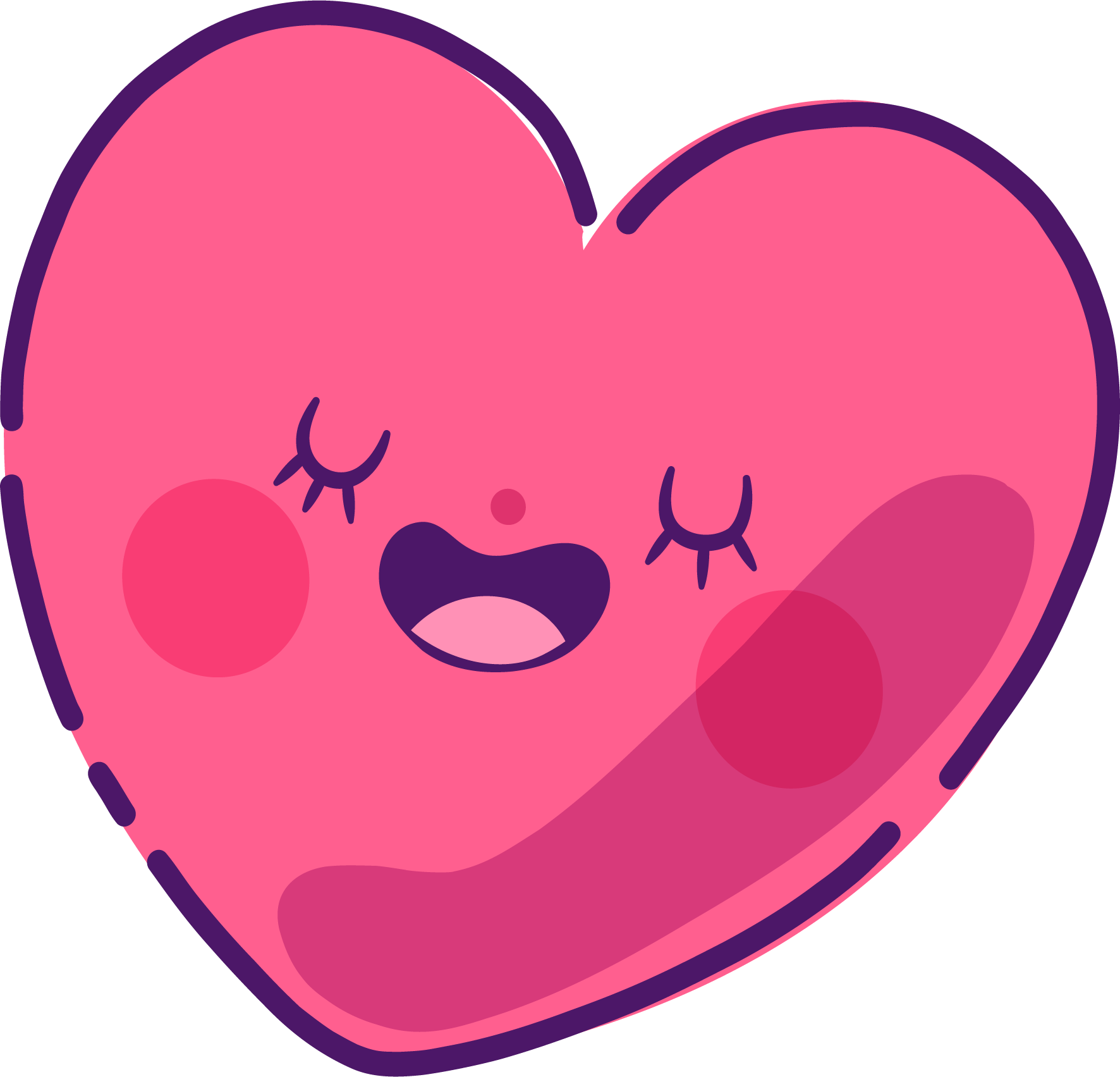 Preview for Cute-heart-character-design-cute-love-sticker-df66d