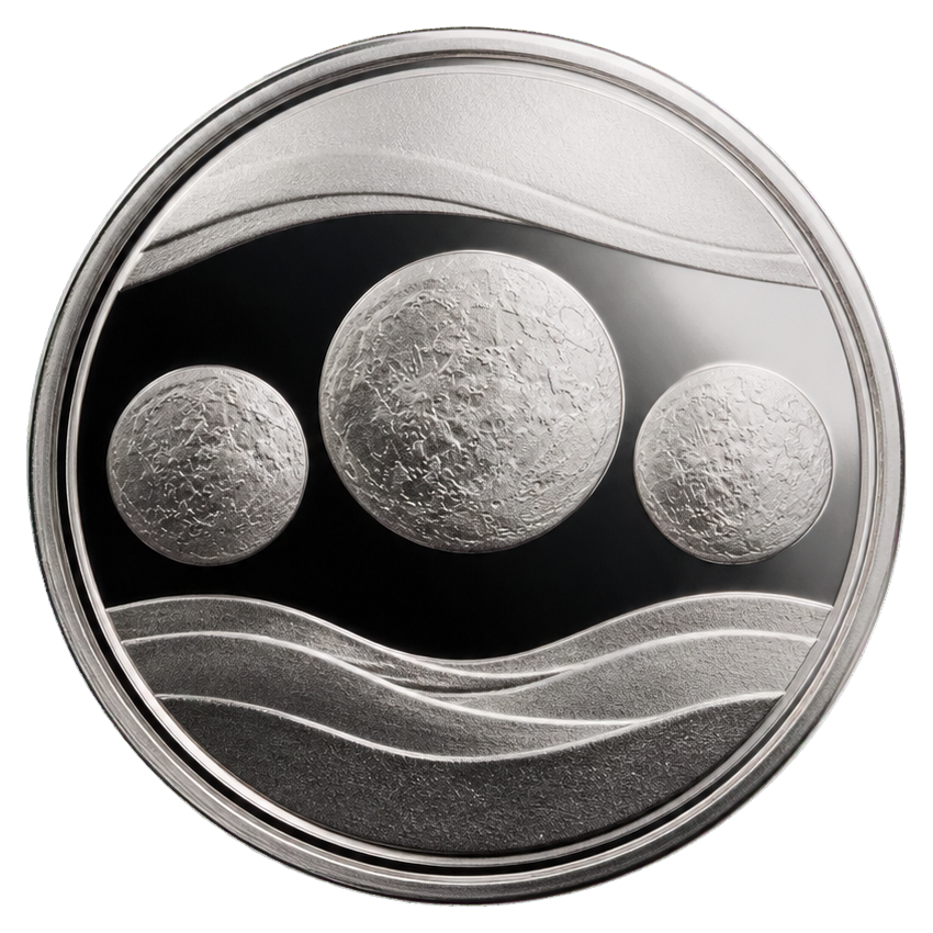 Preview for Moon Phase Silver Coin Sticker