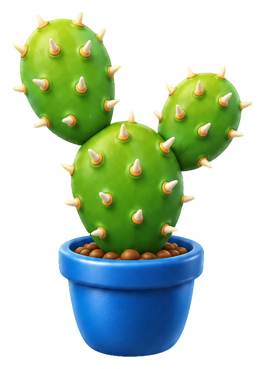 Preview for 3d Houseplants Prickly Pear