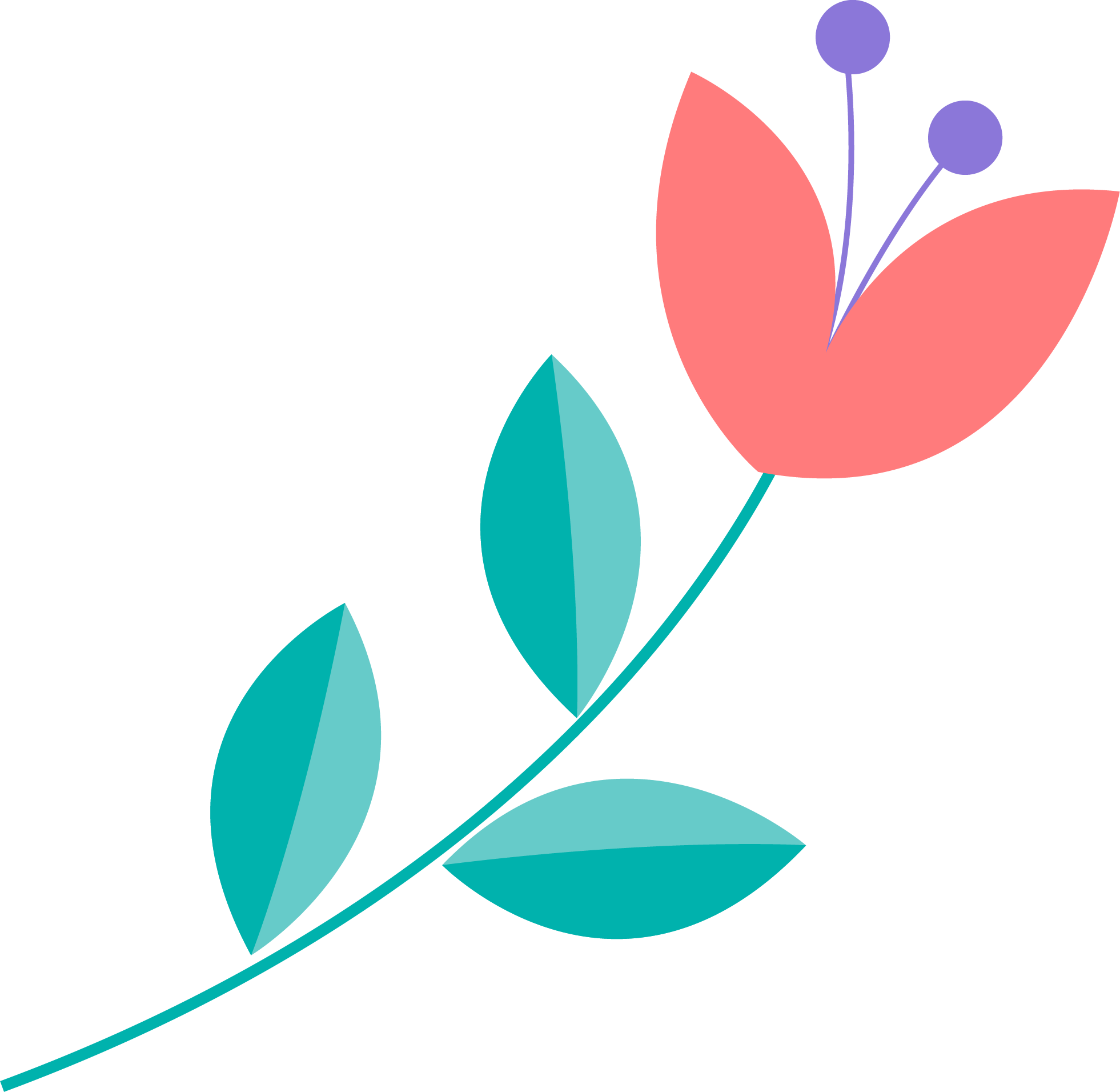 Preview for Simple-flower-illustration-love-design-sticker-9b5c9