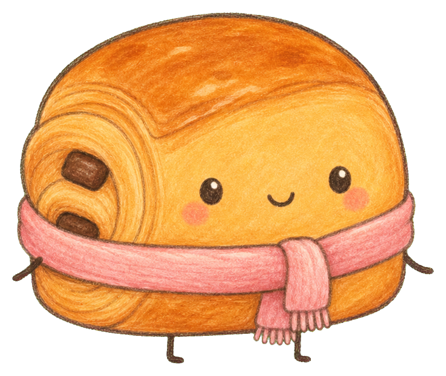 Preview for Pain Au Chocolat Tiny Scarf Sticker