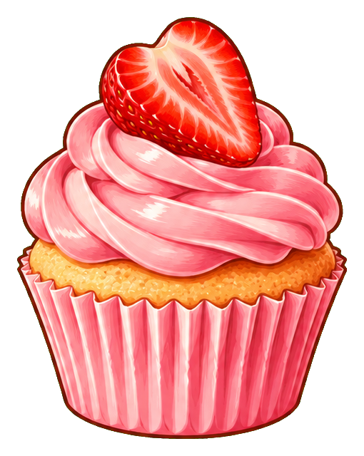 Preview for Strawberry Cream Cupcake