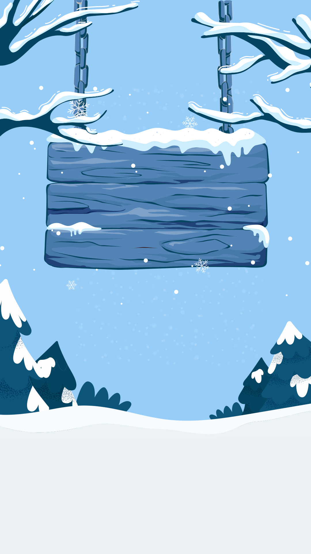 Preview for Winter-sign-template-christmas-background-dcff2