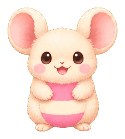 Preview for Parfait Belly Pika Cute Character Sticker
