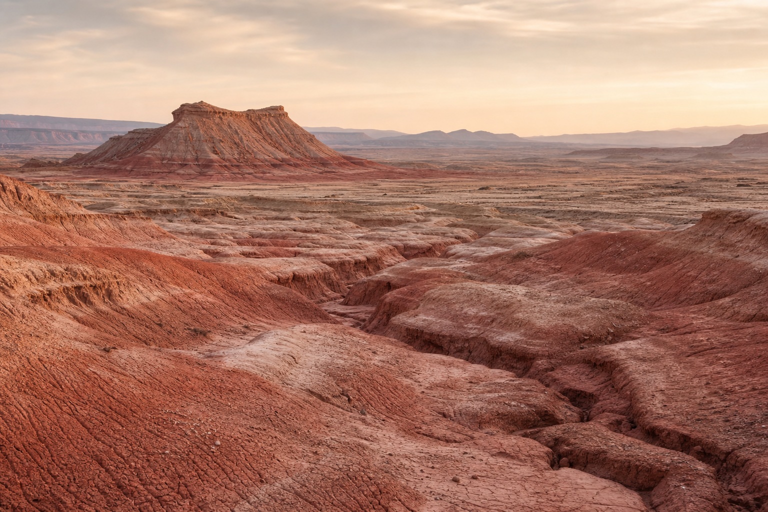 Preview for Desert Clay Landscape Background