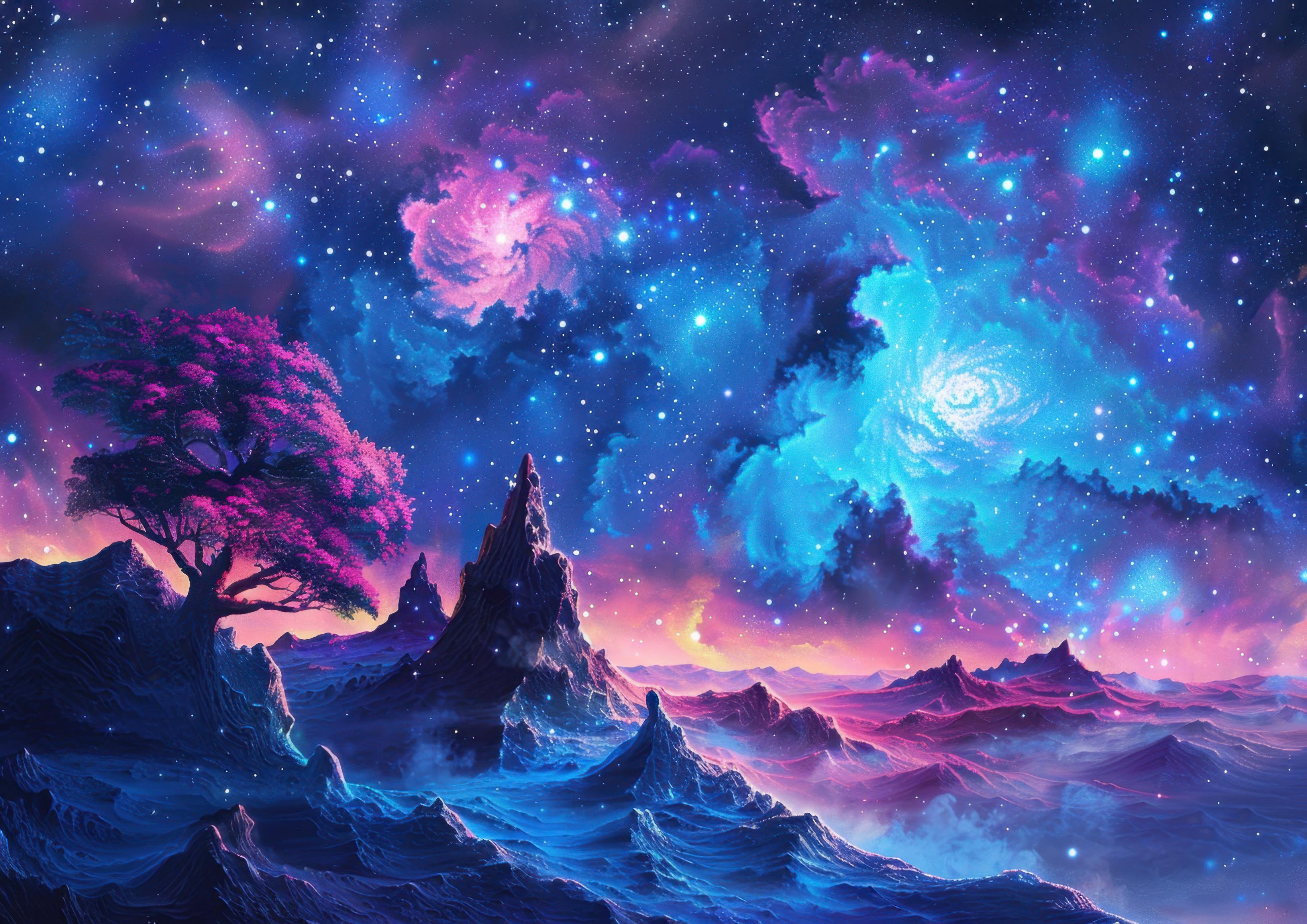 Preview for Cosmic-landscape-art-astrophotography-photo-background-18a64