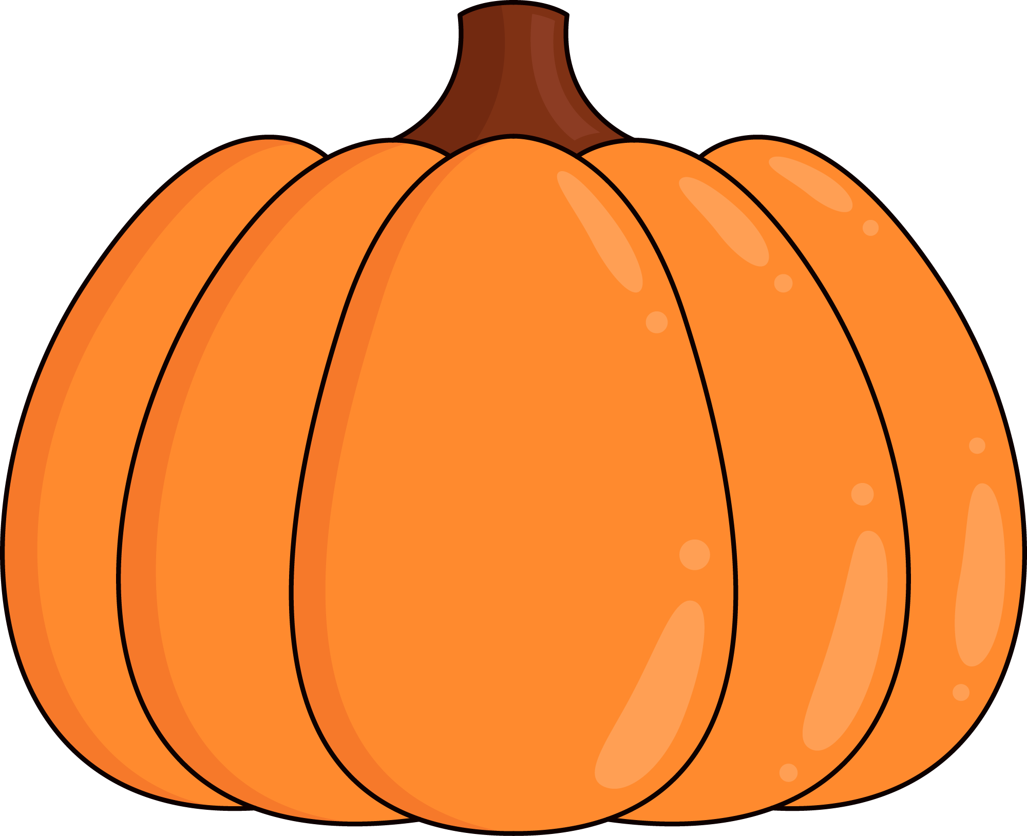 Preview for Orange-pumpkin-illustration-fall-sticker-3b49a