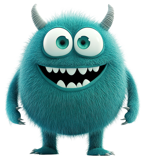 Preview for Blue-furry-monster-character-monsters-sticker-50049