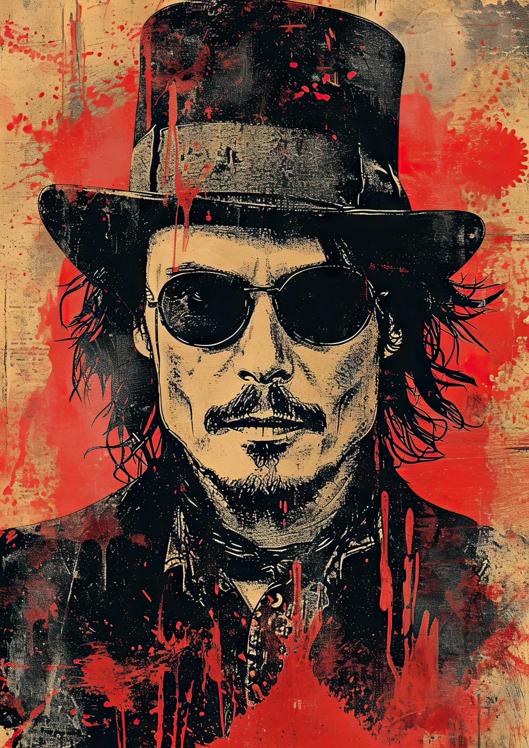 Preview for Johnny-depp-portrait-art-celebrities-background-63b59