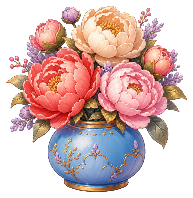 Preview for Flower Vase Sticker For Mother's Day Designs