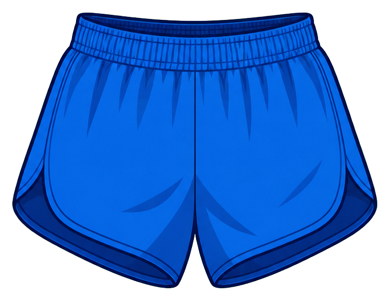 Preview for Blue Running Shorts Sticker