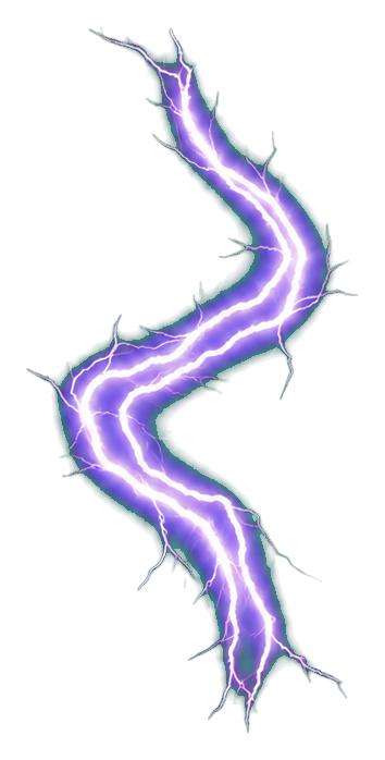Preview for Realistic Ribbon Lightning Sticker