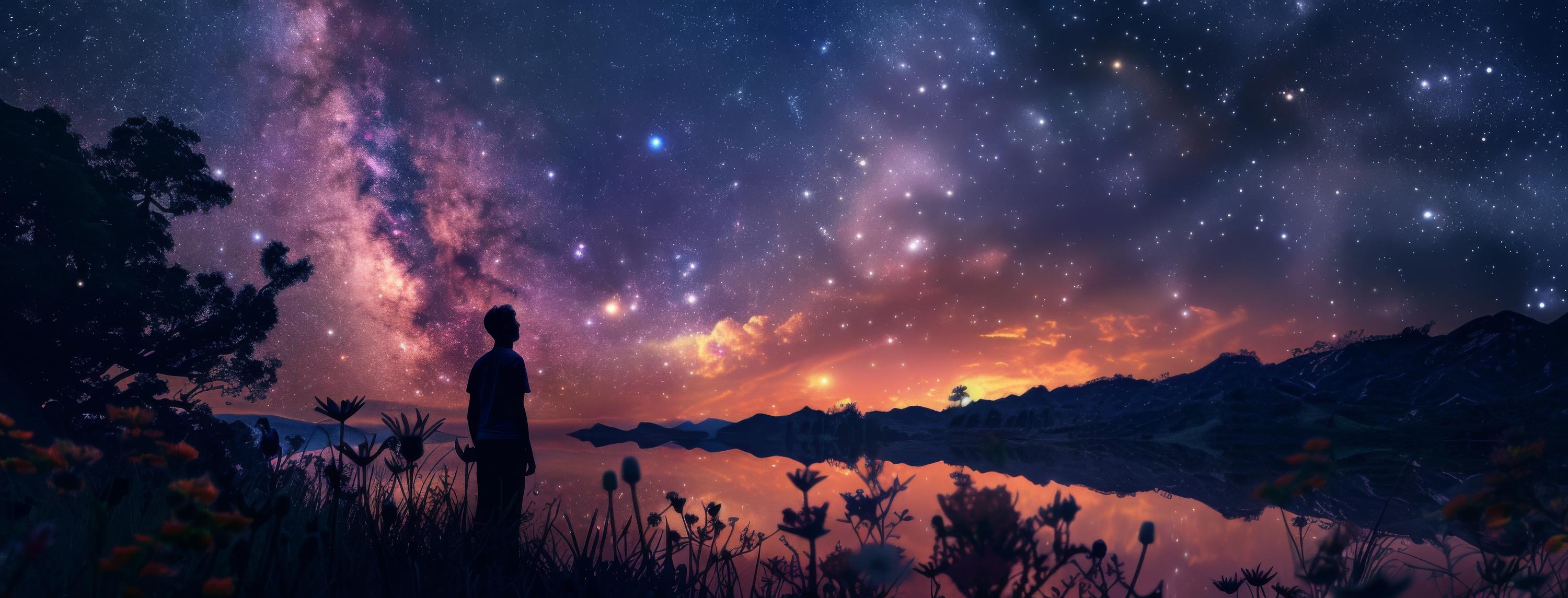 Preview for Serene-night-sky-landscape-astrophotography-cover-background-1189d