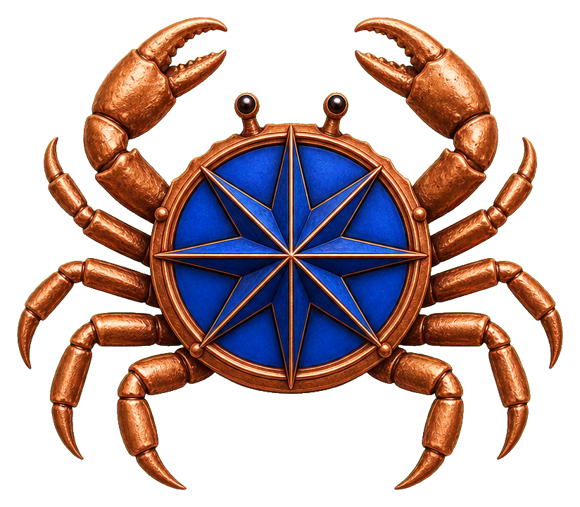 Preview for Salvador Dali Compass Crab Sticker
