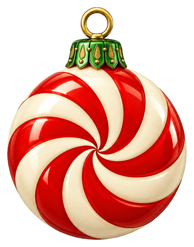 Preview for Peppermint Swirl Christmas Ornament