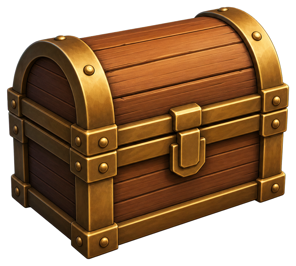 Preview for Treasure Chest Plain Sticker