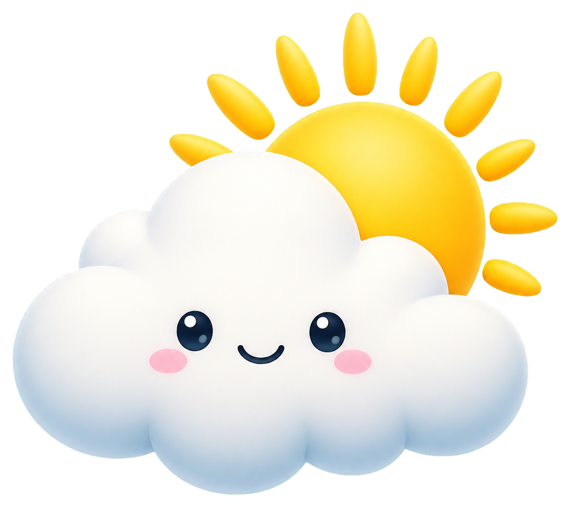 Preview for Cloud Sunburst Sticker
