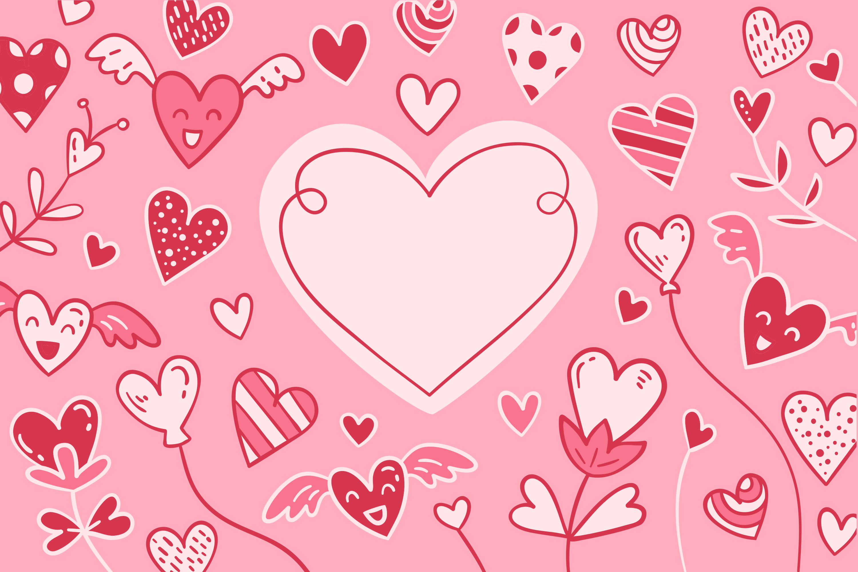 Preview for Valentines-day-heart-collection-love-background-eeaea