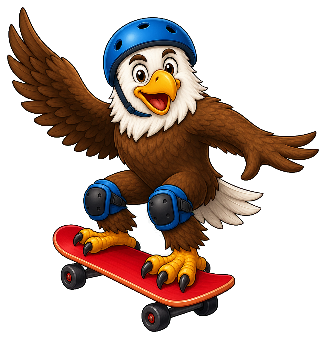 Preview for Skateboard Eagle Sticker Graphic