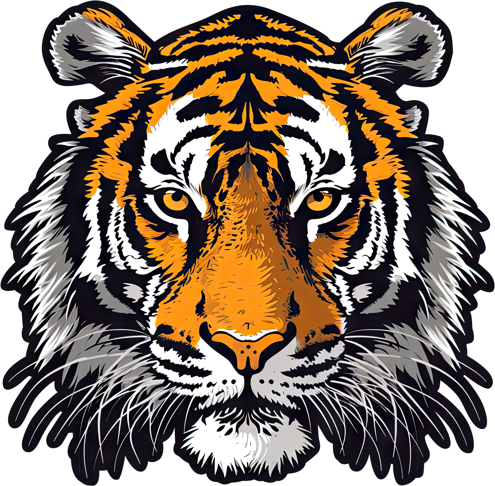 Preview for Tiger-face-illustration-logo-animal-sticker-5c845