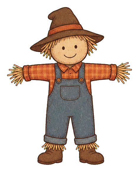 Preview for Pumpkin Thanksgiving Scarecrow Sticker