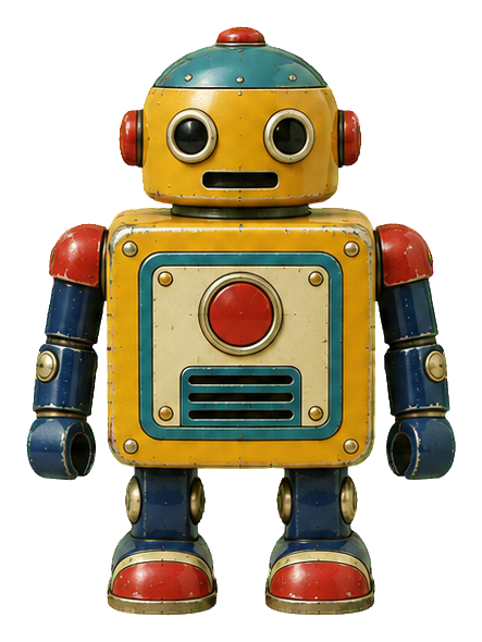 Preview for Tin Toy Robots Boxy Mini
